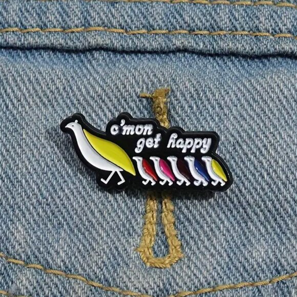 Partridge Family Collectible Enamel Pin - c'mon get happy - NEW! - Picture 4 of 6